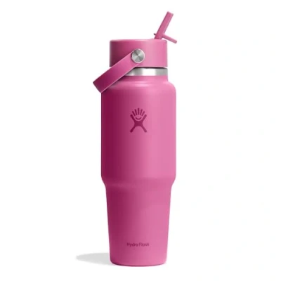 Image of Hydro Flask 32oz / 946ml Wide Mouth Travel bottle + Flex Straw Cap Water