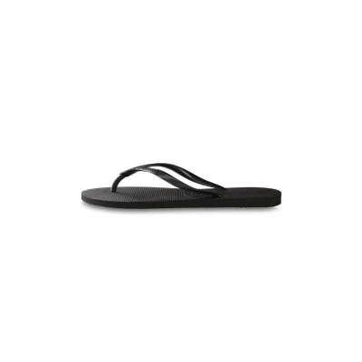 Image of Havaianas Girls Slim (Mini Me), Black, UK child 8