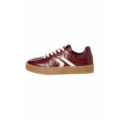 Image of Tamaris Trainers, Women&#039;s, Size: 3.5, Bordeaux croco shoes