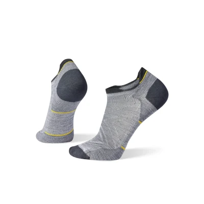 Image of Smartwool RUN ZERO Cushion LOW Ankle Sports socks, Size: 5 7.5, Light gray