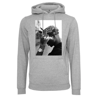 Image of Mister Tee THE World Hoodie, Men&#039;s, Size: Large, Heather grey
