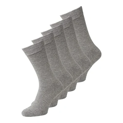 Image of Jack &amp; Jones Jacjens SOCK 5 PACK Socks, Men&#039;s, Size: One Size, Light grey melange
