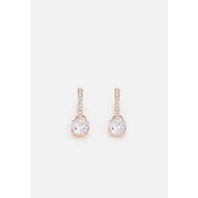 Image of Swarovski Constella Pierced Earrings Rose goldcoloured, Women&#039;s, Size: One Size, gold coloured