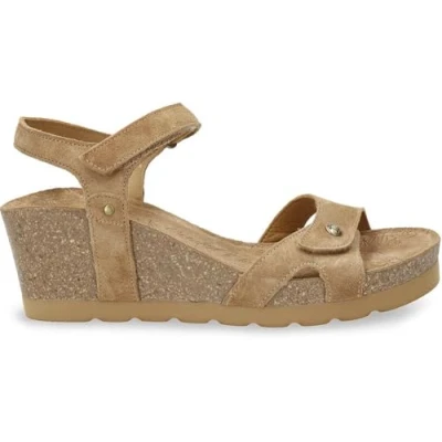 Image of Panama Jack Julia Platform sandals, Women&#039;s, Size: 3, Bark Suede