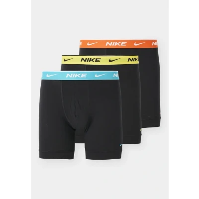 Image of Nike Underwear Brief 3 PACK Pants, Men&#039;s, Size: XL, Black/dusty cactus