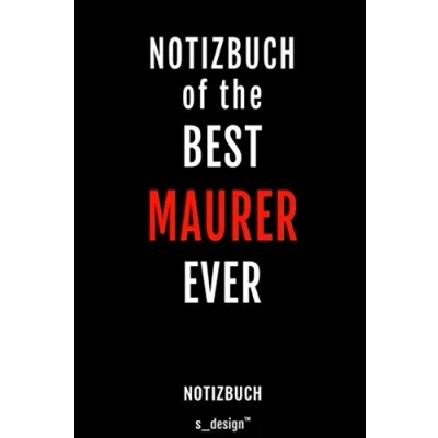 Image of Notizbuch für Maurer: Originelle Geschenk Idee [120 Seiten gepunktet Punkte Raster blanko Papier]
