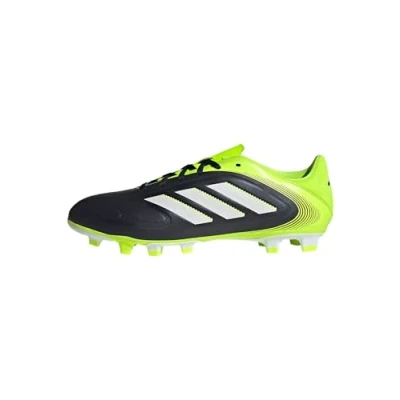 Image of adidas Performance COPA PURE Moulded stud football boots, Men&#039;s, Size: 12, Core black/footwear white/lucid lemon shoes