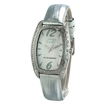 Image of Chronotech Womens Analogue Quartz Watch with Leather Strap CC7121LS 06, Multicoloured, 28MM,