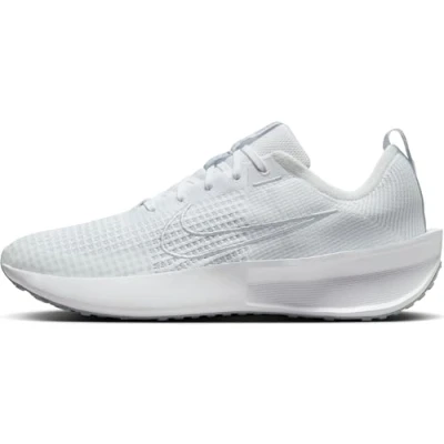 Image of Nike Performance Interact Neutral running shoes, Men&#039;s, Size: 6.5, White/pure platinum/wolf grey Textile/synthetics