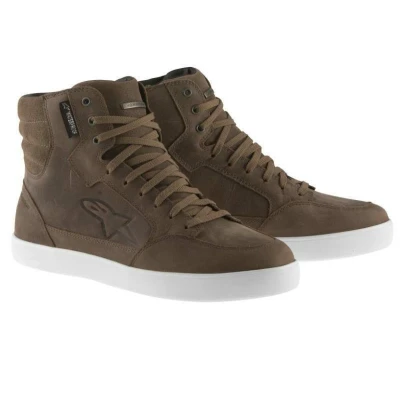 Image of Alpinestars J 6 Waterproof Motorcycle Shoe brown 44