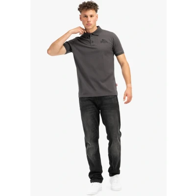 Image of Lonsdale Polo shirt, Men&#039;s, Size: Large, Anthracite black