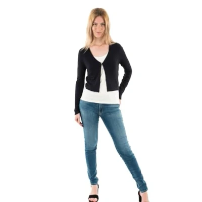 Image of Morgan Women&#039;s Cardigan Sweater, Marine, S