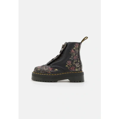 Image of Dr. Martens Sinclair Laceup ankle boots, Women&#039;s, Size: 4, Black Leather