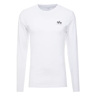 Image of Alpha Industries Long sleeved top, Men&#039;s, Size: Large, Weiss