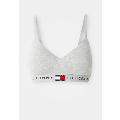 Image of Tommy Hilfiger Heritage LIFT Bustier, Women&#039;s, Size: 14 16, Light grey heather
