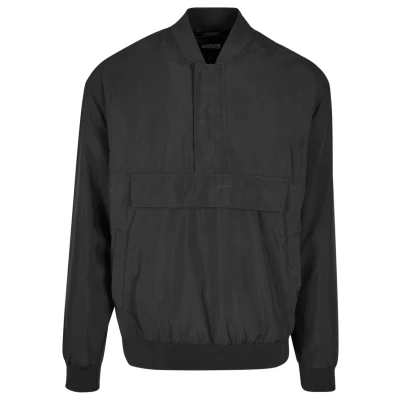 Image of Urban Classics Bomber Jacket, Men&#039;s, Size: Large, Black