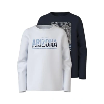 Image of Name it 2 PACK Long sleeved top for kids, Size: 7 8y, Bright white