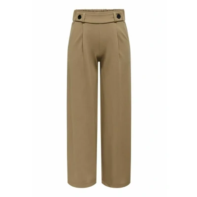 Image of JDY Jdygeggo NEW LONG PANT Trousers, Women&#039;s, Size: Small, Sepia tint