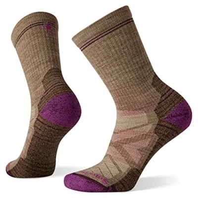 Image of Smartwool HIKE Light Cushion CREW Sports socks, Women&#039;s, Size: 2 4.5, Brown