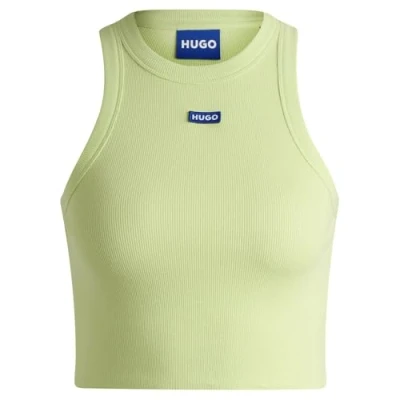 Image of HUGO BABY TANK Top, Women&#039;s, Size: Large, Bright green