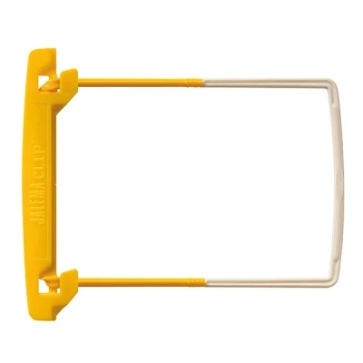 Image of Sterling Jalema Clip Yellow 5710200 Pack of 10