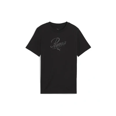 Image of ESS Script Tee G PUMA Black