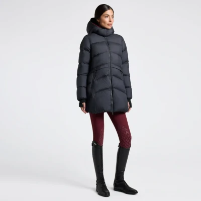 Image of Cavalleria Toscana FW25 CT Hooded Down Padded Long Nylon Parka Dames