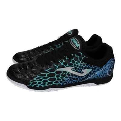 Image of Joma Maxima Astro turf trainers, Men&#039;s, Size: 42.5, Black turquoise shoes