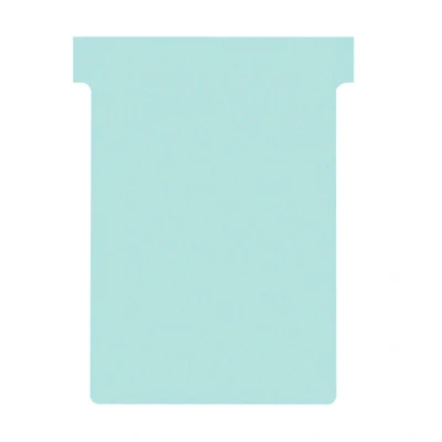 Image of Nobo, 490995 Card Board AA8 Accessories T Cards, Index 3, Pack of 100, Blue