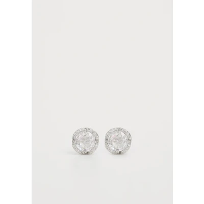Image of kate spade new york PAVE Round Large Studs Earrings clear/silvercoloured, Women&#039;s, Size: One Size, Clear/silver coloured