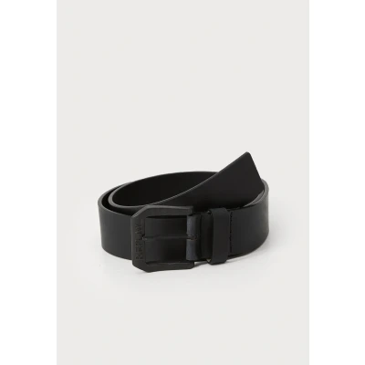 Image of Replay Men&#039;s Leather Belt, Black 098, 100