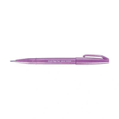 Image of Pentel Brush Sign Pen Pink/Purple