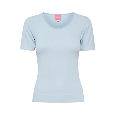 Image of Thejoggconcept Jcsahana Basic Tshirt, Women&#039;s, Size: S/M, Cashmere blue