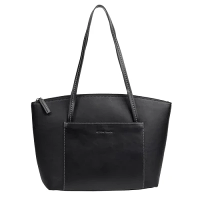 Image of TOM TAILOR Amaris Women&#039;s Shopper Shoulder Bag Zip Large Black, Classic, Classic