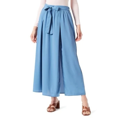 Image of VILA Waist Maxi skirt, Women&#039;s, Size: 12, Coronet blue