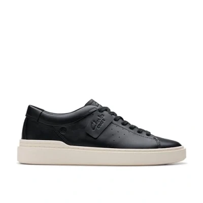 Image of Clarks Swift Trainers, Men&#039;s, Size: 9.5, Black Leather