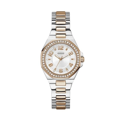 Image of Guess Contessa Watch bitone, Women&#039;s, Size: One Size, Bi tone