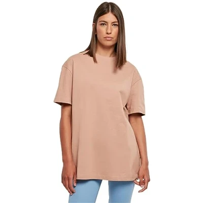Image of Urban Classics Boyfriend TEE Basic Tshirt, Women&#039;s, Size: 5XL, Amber