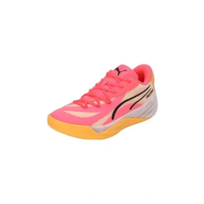 Image of Puma Allpro Nitro Basketball shoes, Men&#039;s, Size: 9, Sunset glow/sun stream/black Textile/synthetics
