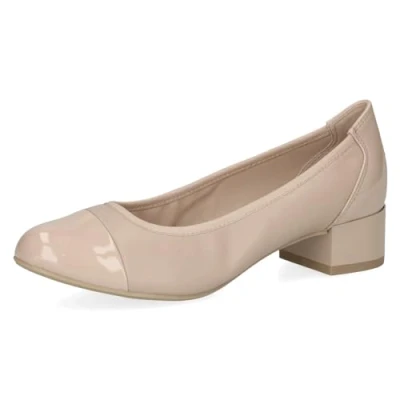 Image of Caprice Classic heels, Women&#039;s, Size: 4, Beige nappa leather and imitation