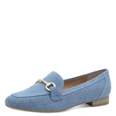 Image of Marco Tozzi Slipons, Women&#039;s, Size: 5, Lt blue jeans Textile