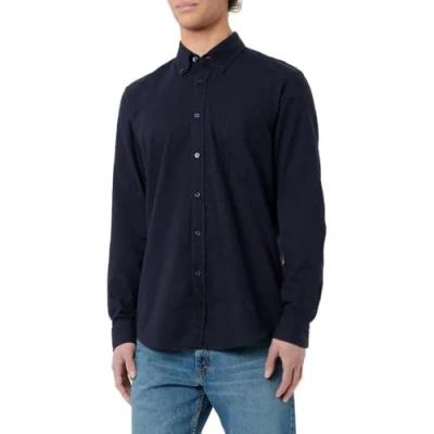 Image of BOSS Rickert Shirt, Men&#039;s, Size: Small, Dark blue