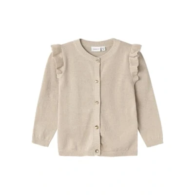 Image of Name it Nmfabinne CARD Cardigan for kids, Size: 4 6m, Peyote