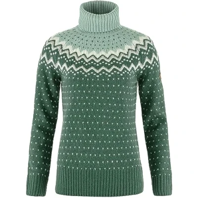 Image of Fjällräven Övik Women&#039;s Knitted Turtleneck Hoodie