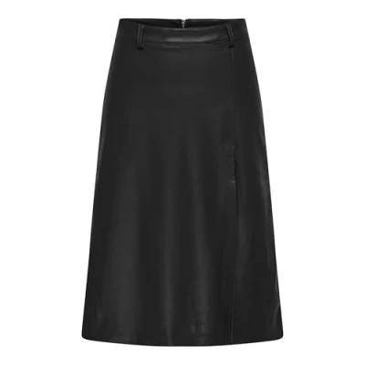Image of ONLY Skater MIDI Aline skirt, Women&#039;s, Size: Small, Black