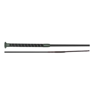 Image of Fleck Dressage Whip Economy SilkTouch Crystal Graphite Premium