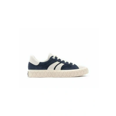 Image of Palladium Unisex Trainers, Size: 3.5, Dark blue Textile