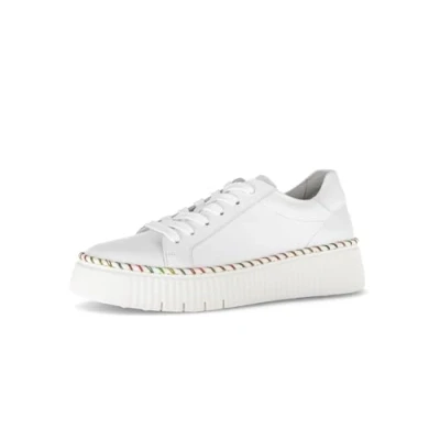 Image of Gabor Women&#039;s Low Top Trainers, Shoes, White 21, 37 EU