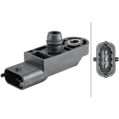 Image of Sensor, boost pressure HELLA 6PP 358 152 301