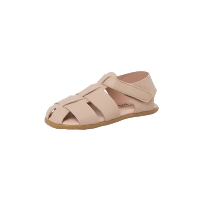 Image of Pisamonas Barefoot Tiras Walking sandals for kids, Size: 5.5K, Beige shoes